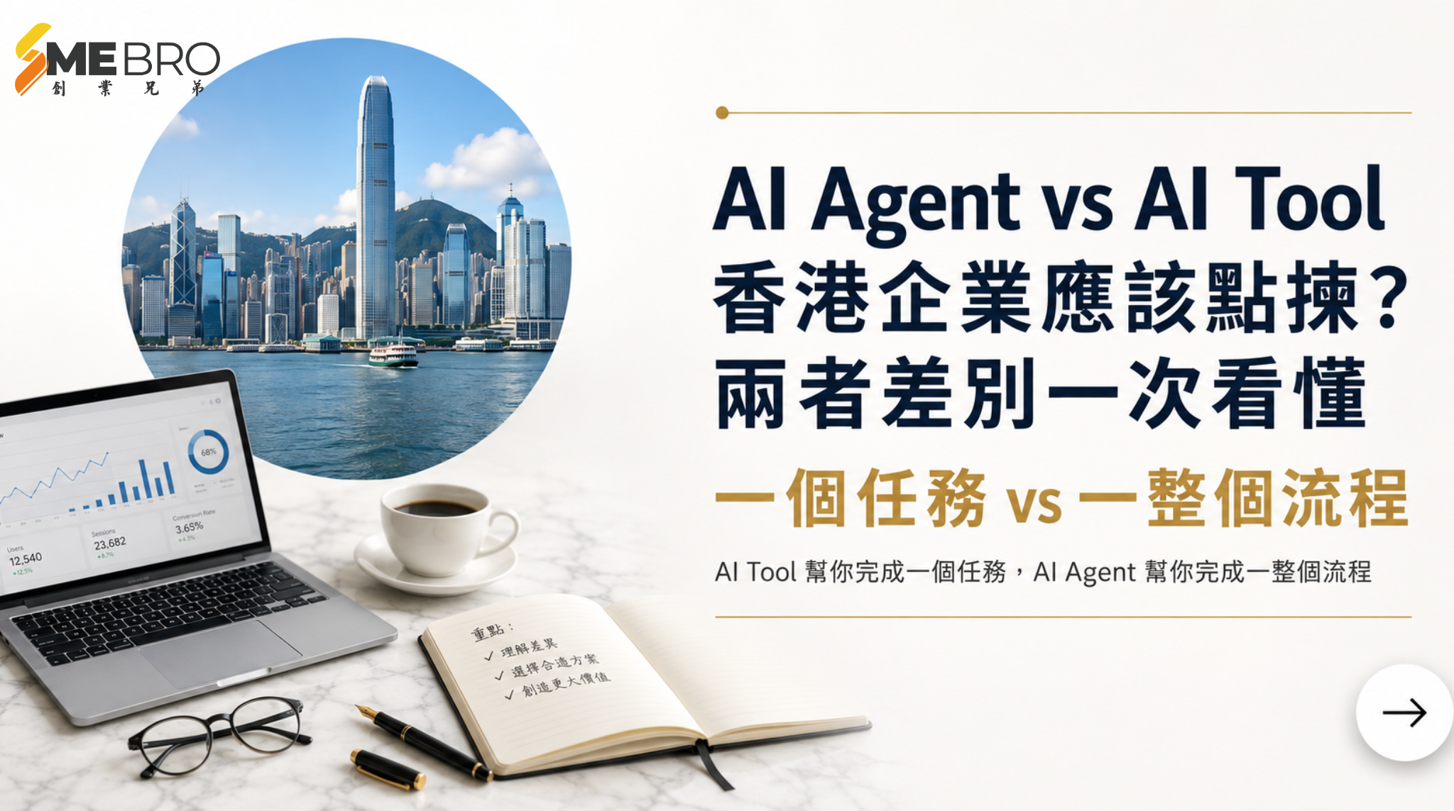 AI Agent vs AI Tool：2026 香港企業應該點揀？兩者差別一次看懂