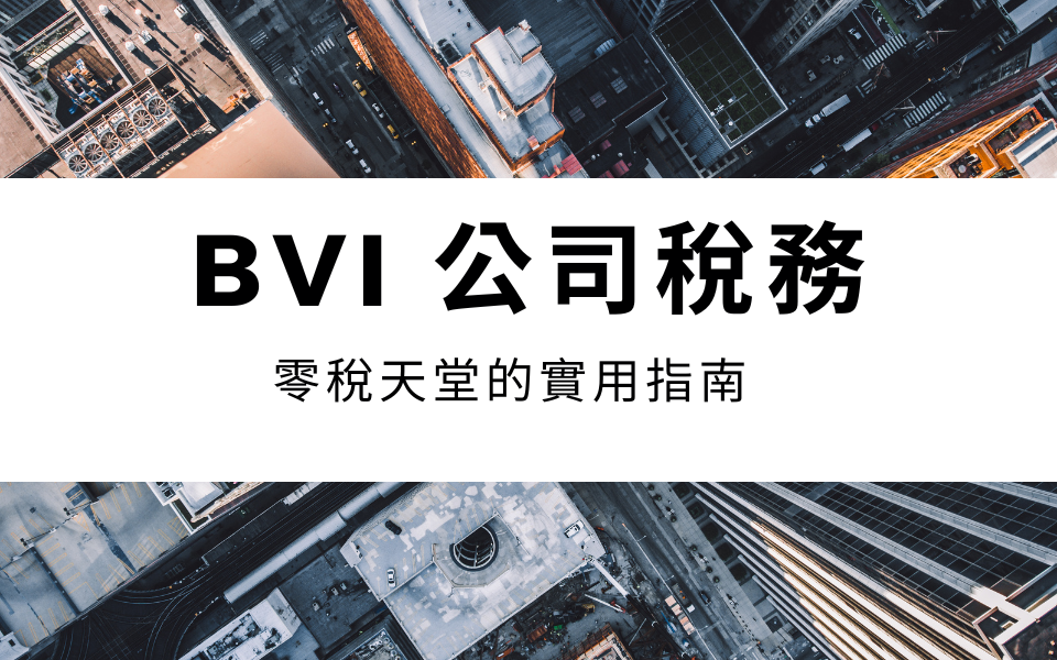 英屬維京群島外國公司稅務：零稅天堂的實用指南